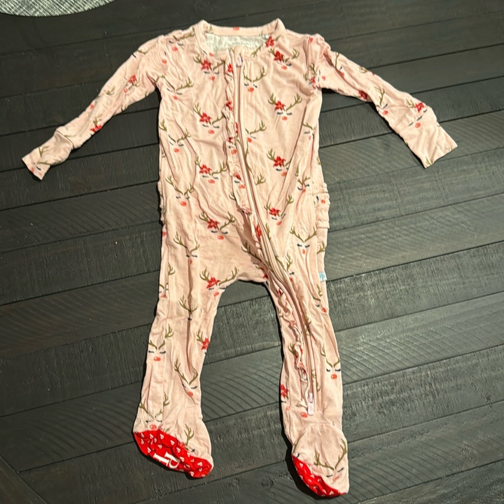 Posh Peanut Reindeer footie sz 9-12
